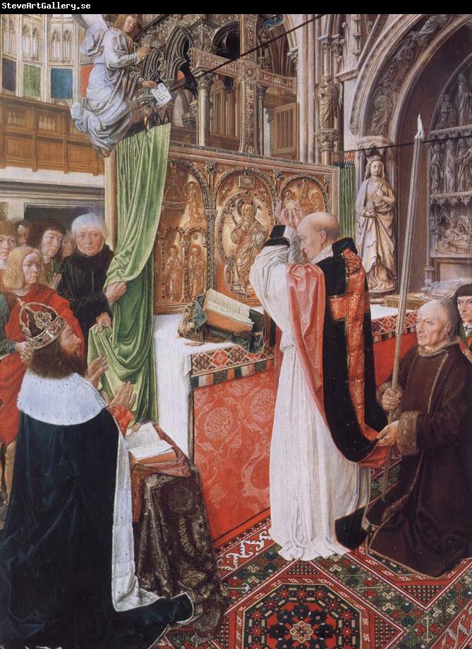 MASTER of Saint Gilles The Mass of Saint Giles